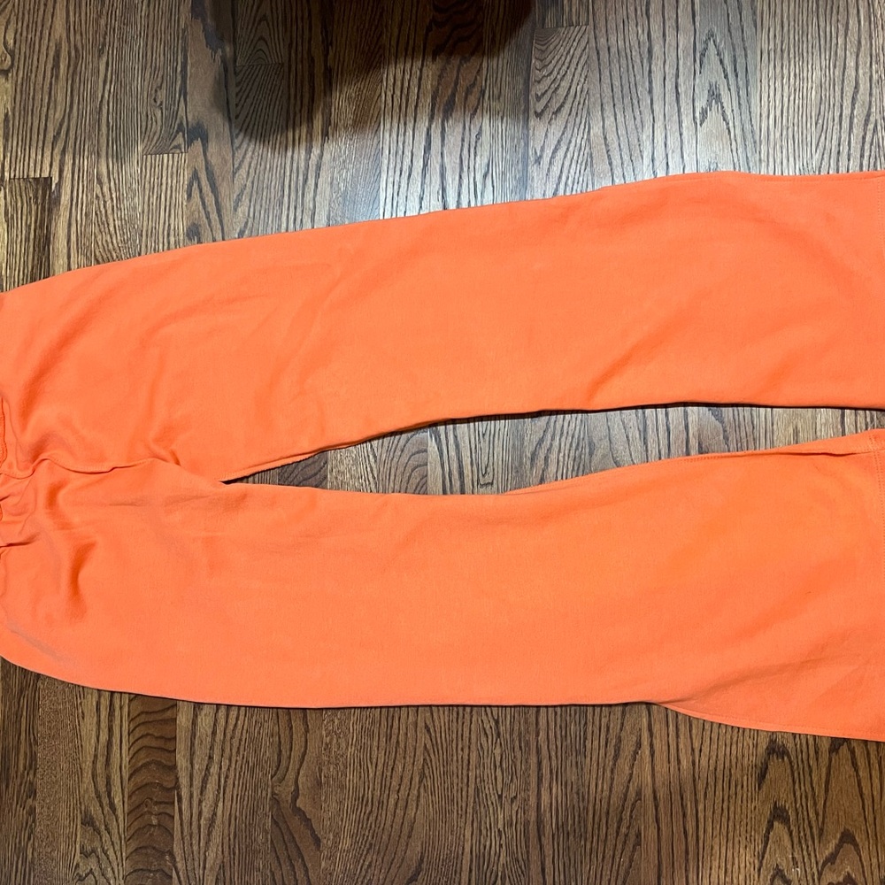 Orange Track Pants
